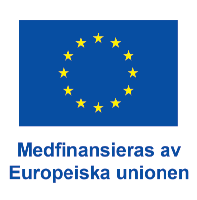 Eu-flagga samt medfinansieringstext