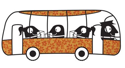 Illustration: buss. 