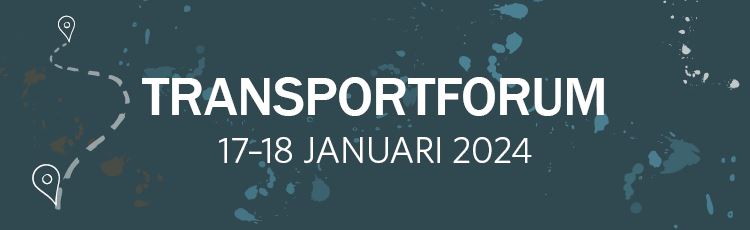 grafik med texten Transportforum 17-18 januari 2024