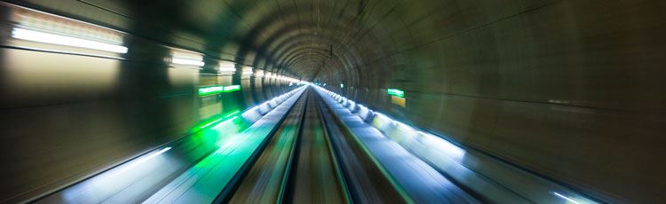 Tågtunneln i Hallandsåsen. Foto: Kerstin Ericsson