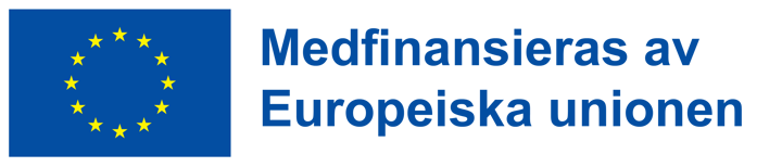 Logotyp medfinansiering av EU
