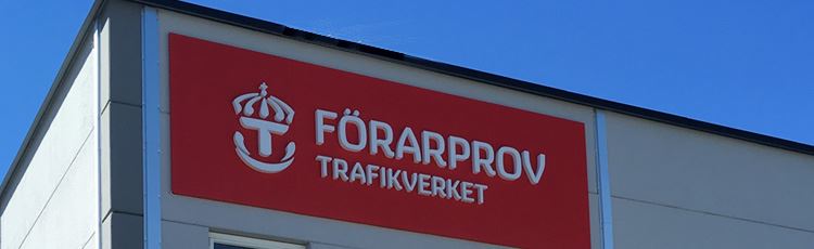 The Trafikverket Förarprov logo.