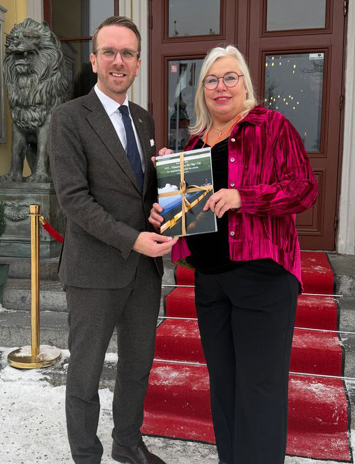 Andreas Carlson och Ingela Bendrot