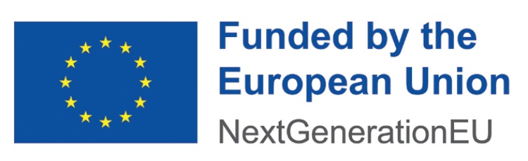 EU-logotyp med text Funded by the European Union NextGenerationEU