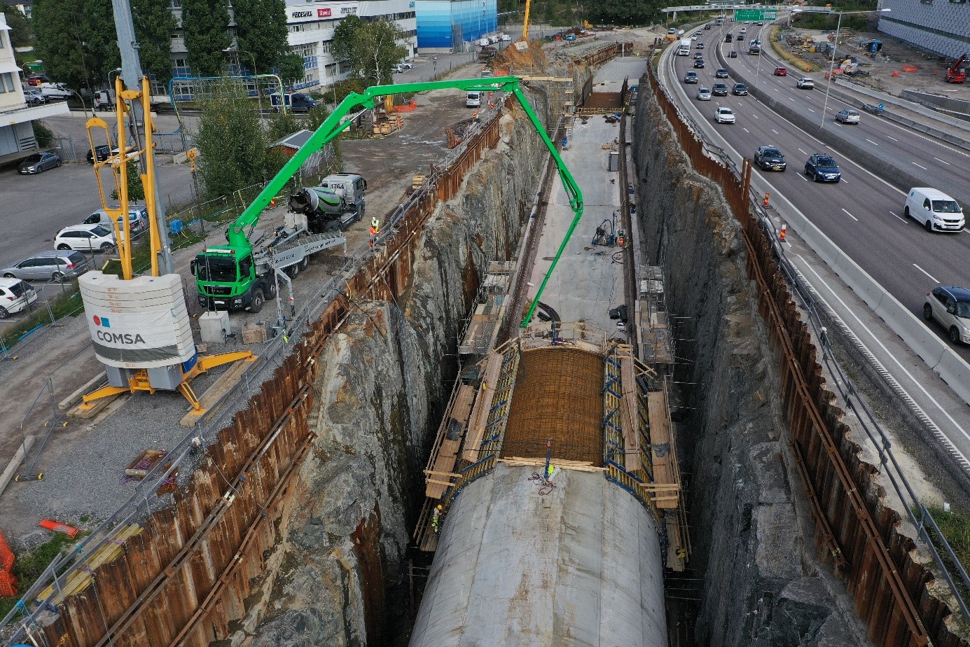 Arbetet Just Nu I E4 Förbifart Stockholm – Oktober 2021 - Bransch